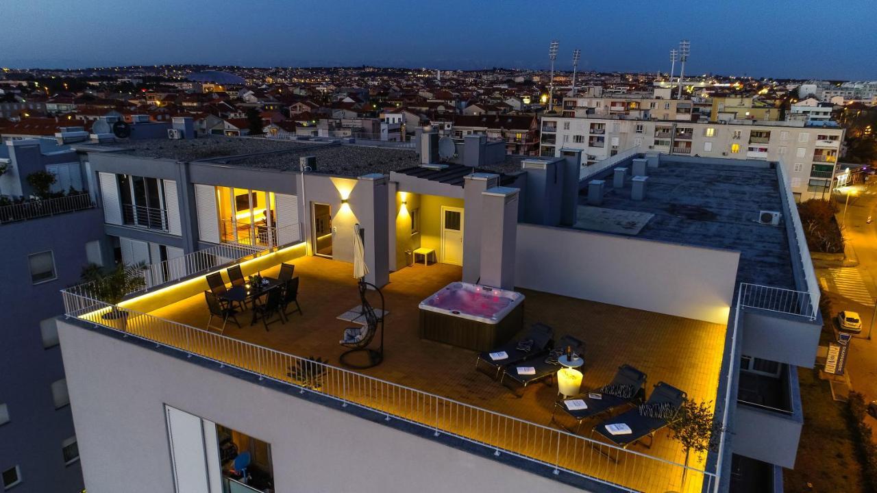 Zadar Sunset Penthouse With Spectacular View And Jacuzzi Apartment Luaran gambar
