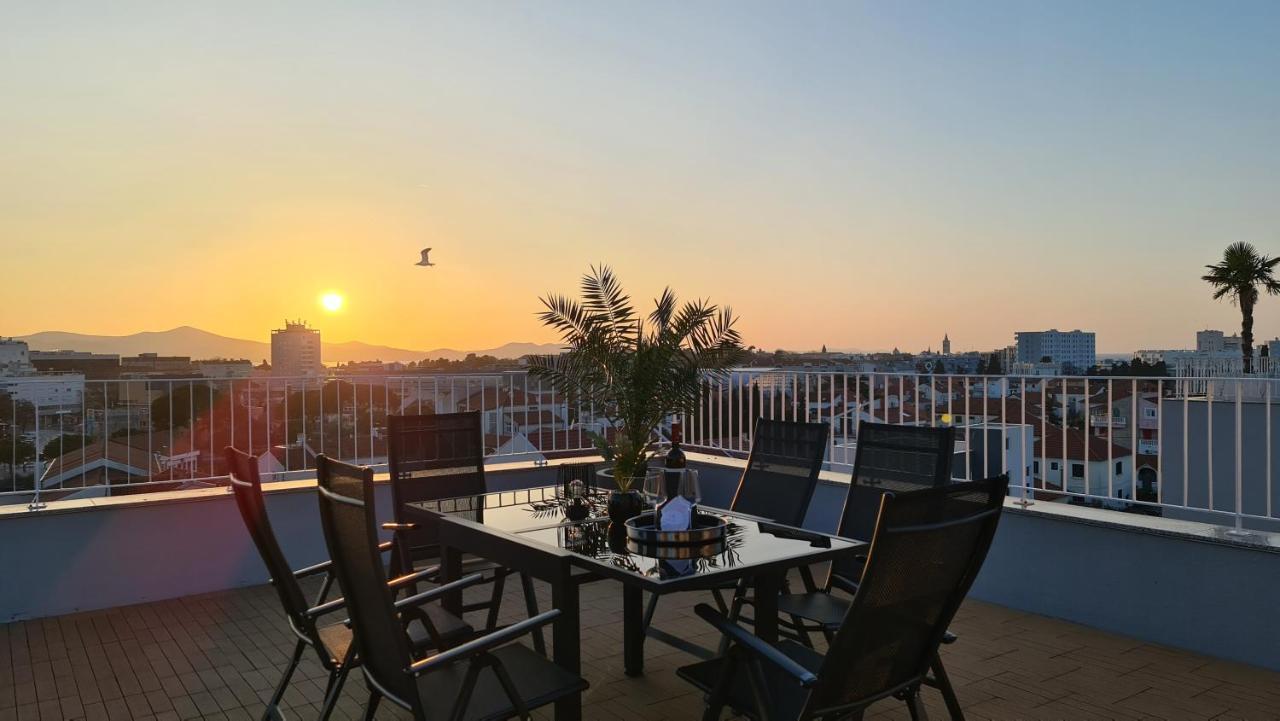 Zadar Sunset Penthouse With Spectacular View And Jacuzzi Apartment Luaran gambar