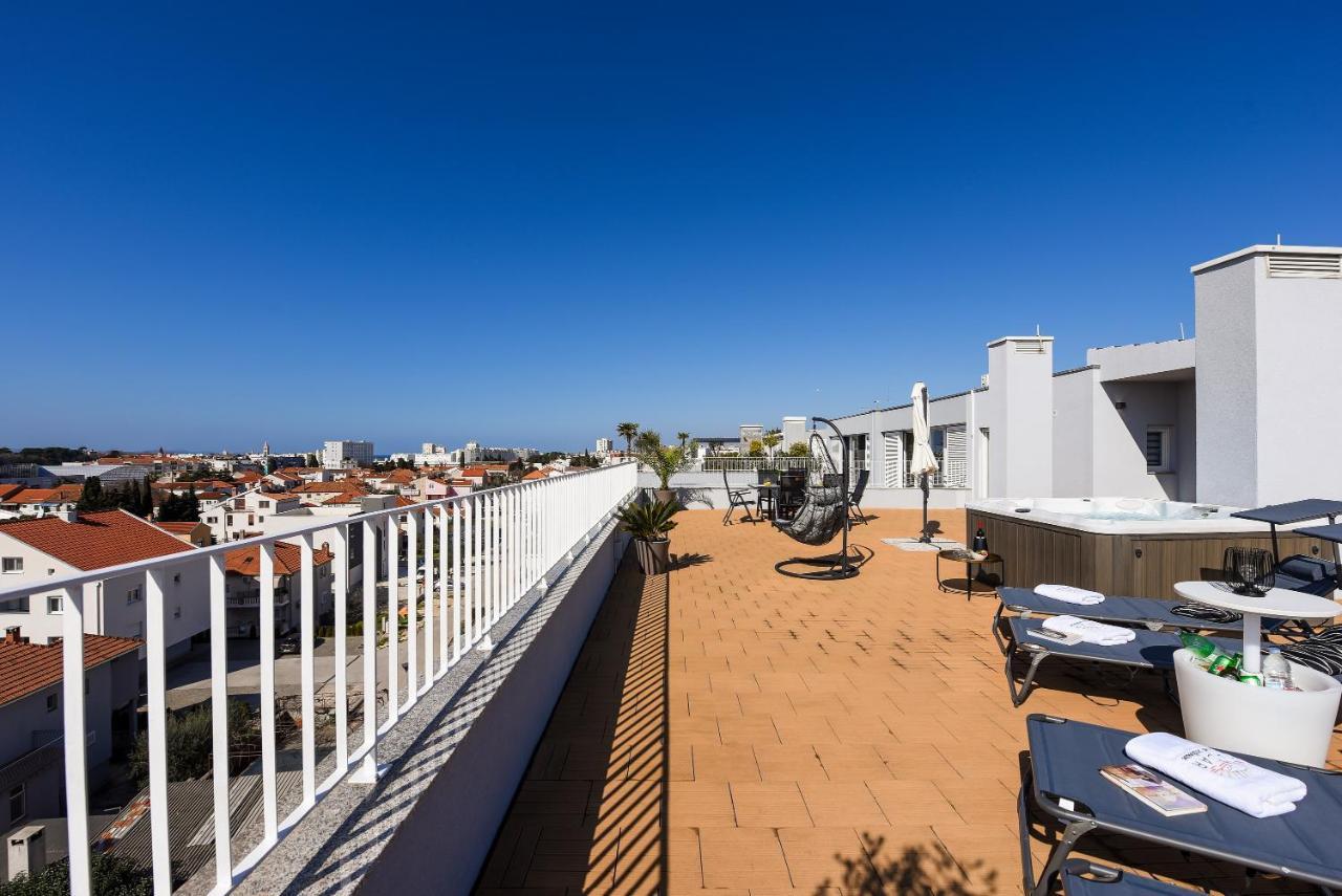 Zadar Sunset Penthouse With Spectacular View And Jacuzzi Apartment Luaran gambar